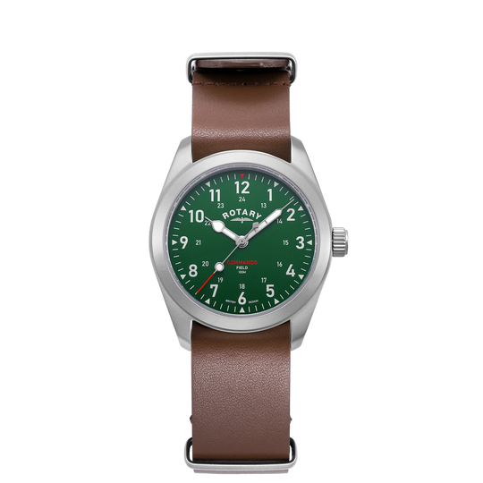 Rotary RW 1895 Field Men Watch Green GS05535/56