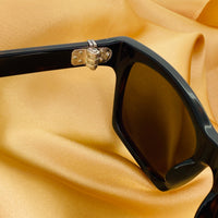 Ann Demeulemeester Sunglasses D-Frame Tortoise Shell and Brown