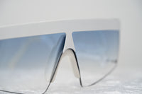 Jeremy Scott Unisex Rectangular White Grey Sunglasses 6JSSIGNATURESHADESWHITE