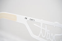 Jeremy Scott Unisex Rectangular White Grey Sunglasses 6JSSIGNATURESHADESWHITE