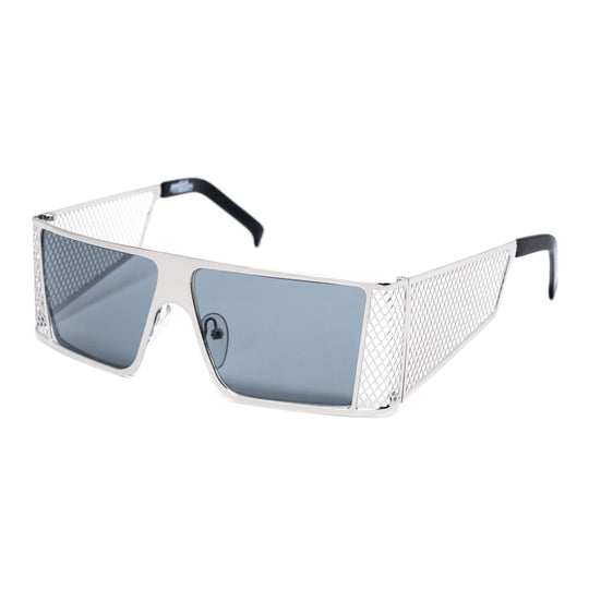 Jeremy Scott Unisex Sunglasses Corner Office Silver Special Edition