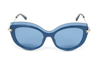 Jimmy Choo Women's Sunglasses Round Cat Eye Blue CLEA/G/S PJP