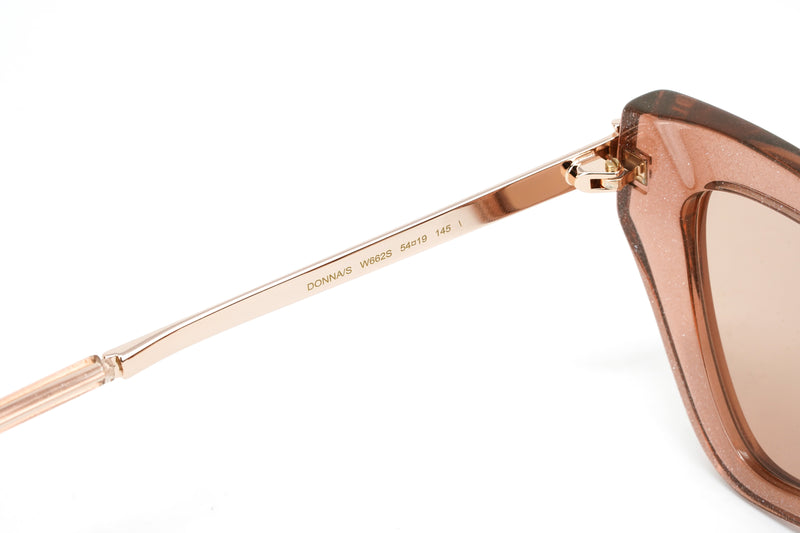 Jimmy Choo Women's Sunglasses Angular Cat Eye Pink DONNA/S W66