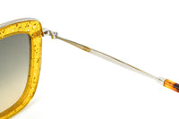 Jimmy Choo Women's Sunglasses Browline Yellow/Grey GLOSSY/S 40G