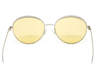 Jimmy Choo Women's Sunglasses Round Silver/Yellow ELLO/S DYG