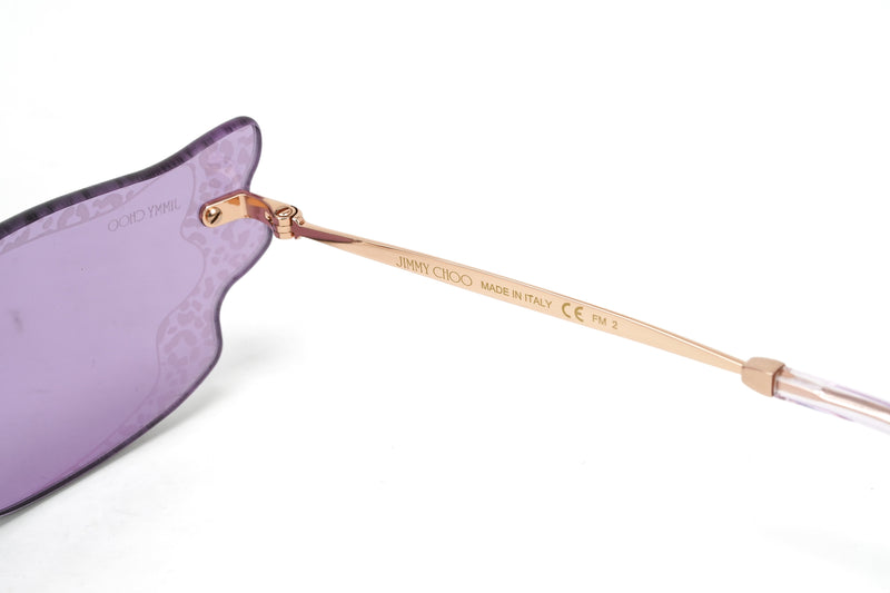 Jimmy Choo Women's Sunglasses Rimless Cat Eye Pink EMBER/S S9E
