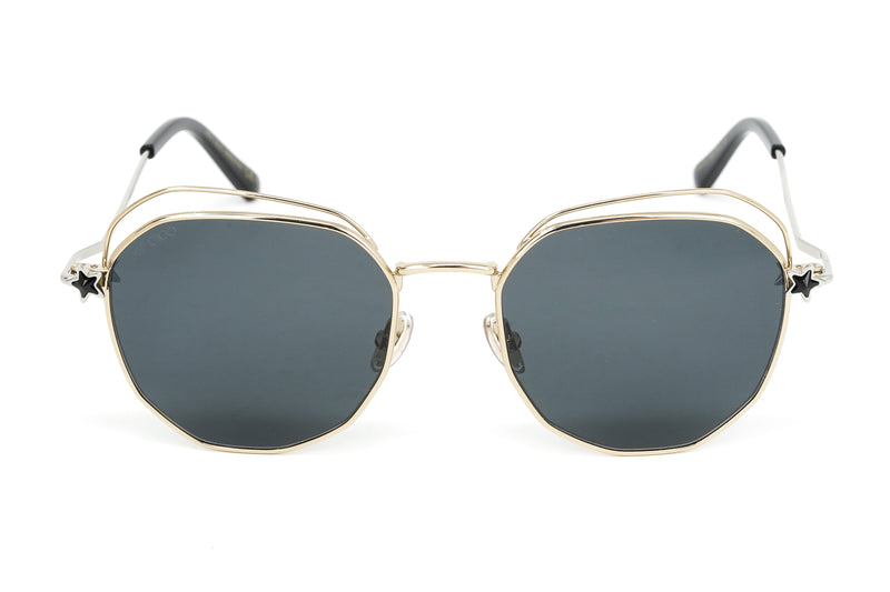 Jimmy Choo Women's Sunglasses Oval Gold/Grey FRANNY/S J5G