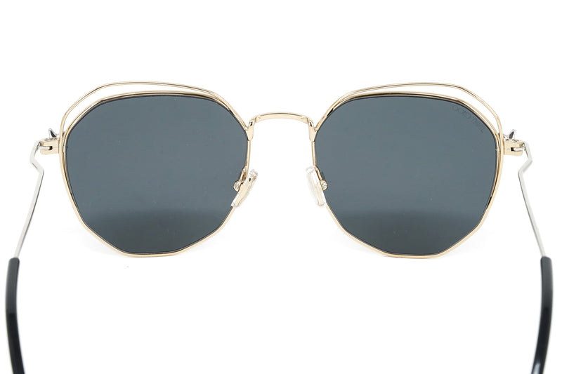 Jimmy Choo Women's Sunglasses Oval Gold/Grey FRANNY/S J5G