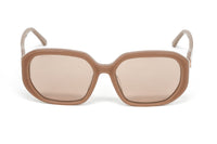 Jimmy Choo Women's Sunglasses Oversized Oval Beige/Pink KARLY/F/S FWM
