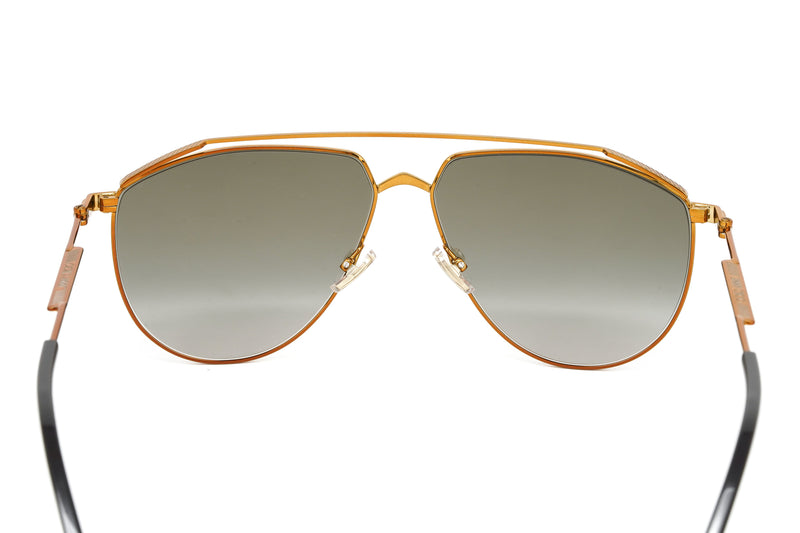 Jimmy Choo Unisex Sunglasses Pilot Copper/Brown LEX/S 09Q