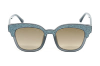 Jimmy Choo Women's Sunglasses Classic Square Grey Glitter MAYELA/S 18V