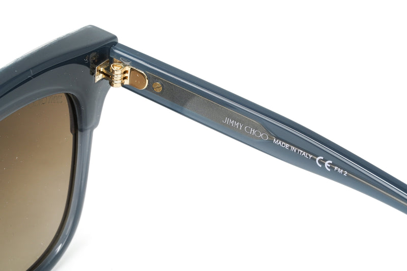Jimmy Choo Women's Sunglasses Classic Square Grey Glitter MAYELA/S 18V