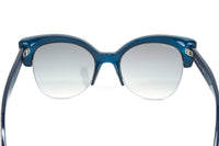 Jimmy Choo Women's Sunglasses Classic Square Navy Glitter PRIYA/S JOJ