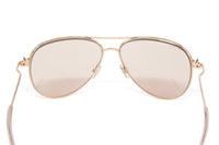 Jimmy Choo Women's Sunglasses Pilot Pink/Rose Gold SANSA/S DDB