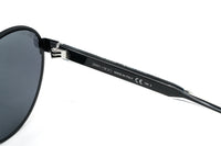 Jimmy Choo Unisex Sunglasses Round Browline Matte Black YANN/S 807