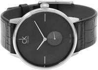 Calvin Klein Watch Accent Dress Watch Black Silver K2Y211C3
