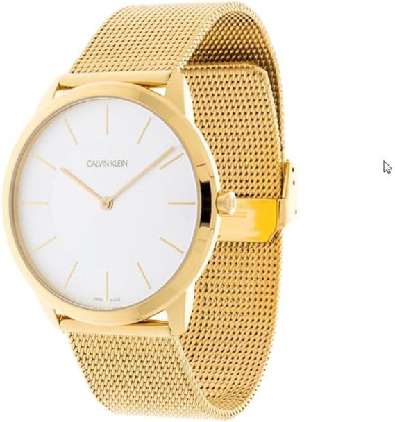 Calvin Klein Minimal Dress Watch Gold K3M2T526