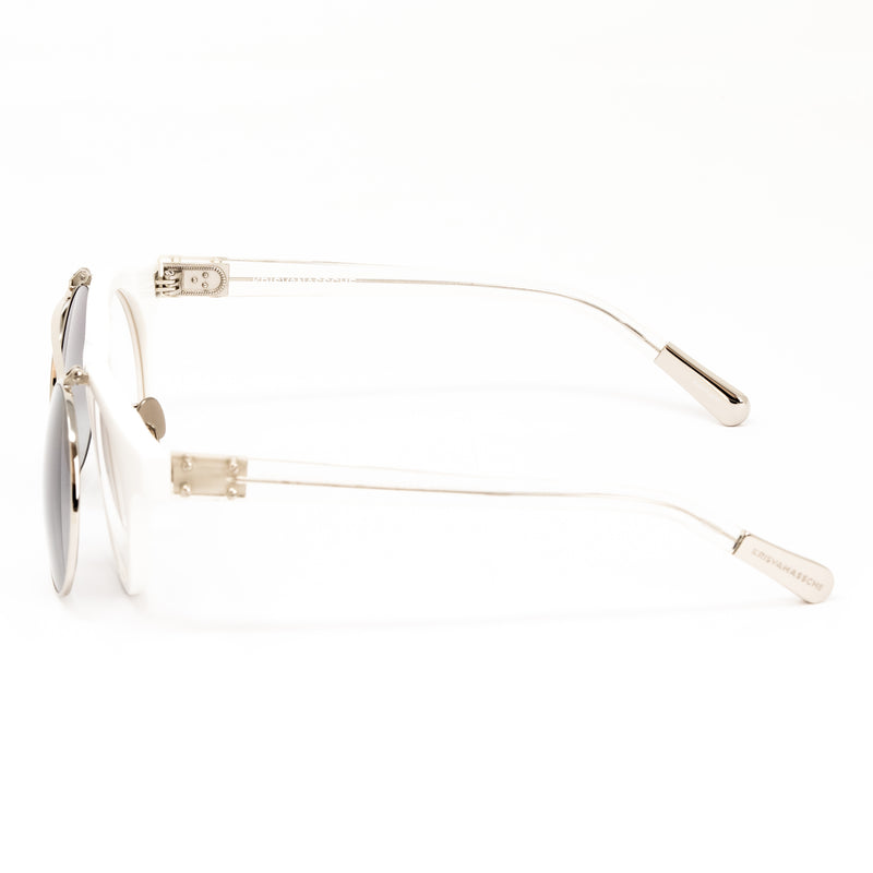 Kris Van Assche x Linda Farrow White Sunglasses KVA13C3SUN