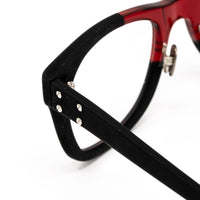 Kris Van Assche x Linda Farrow Black and Red Sunglasses KVA37C5OPT
