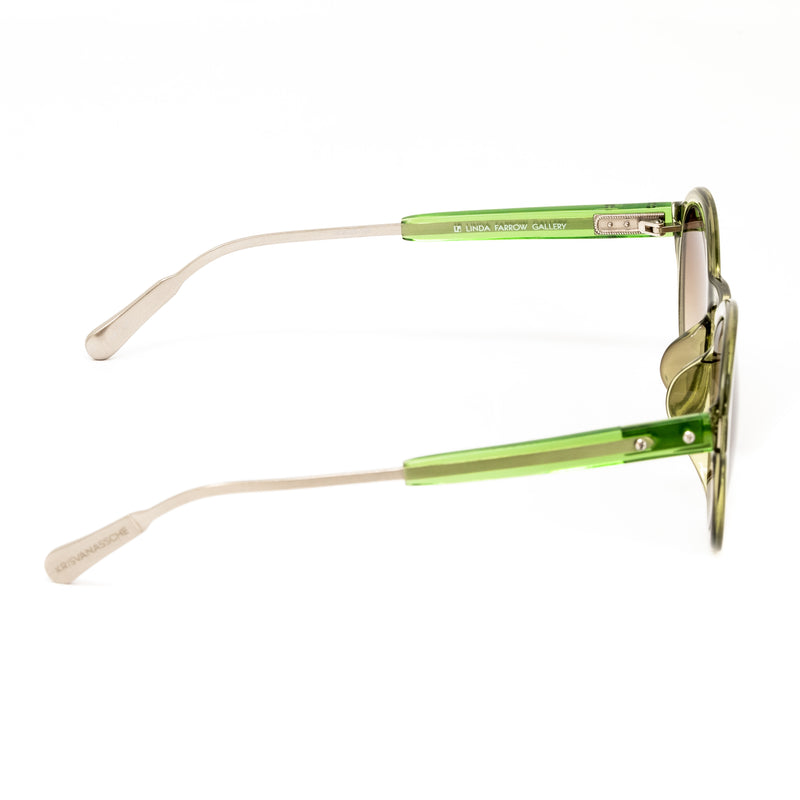 Kris Van Assche x Linda Farrow Green Sunglasses KVA60C6SUN