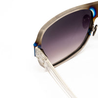 Kris Van Assche x Linda Farrow Purple Sunglasses KVA6C5SUN