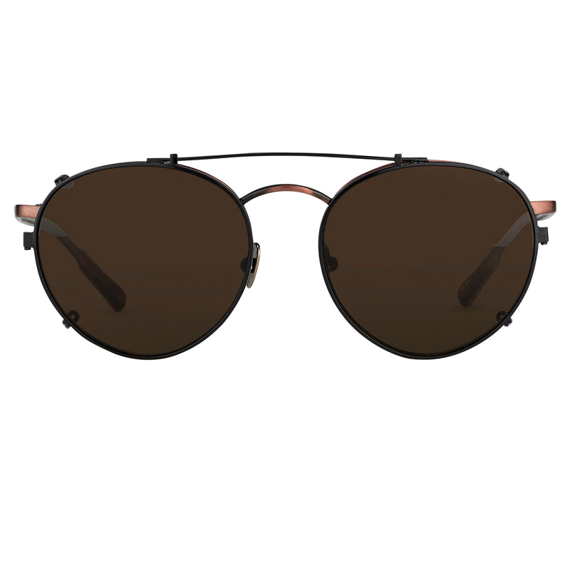 Kris Van Assche x Linda Farrow Brown Sunglasses KVA71C1SUN