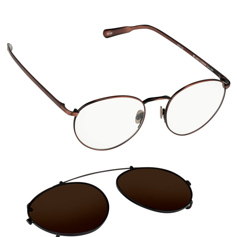Kris Van Assche x Linda Farrow Brown Sunglasses KVA71C1SUN