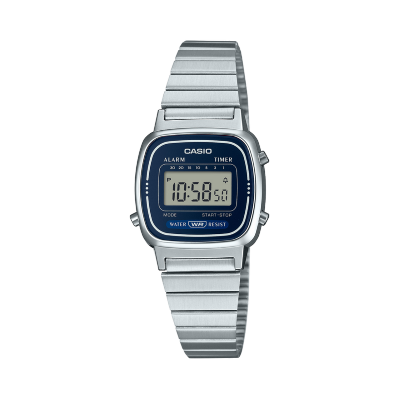 Casio Vintage Digital Blue Ladies' Watch LA670WA-2DF