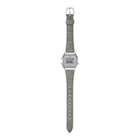 Casio Vintage Classic Ladies' Grey Leather Digital Watch