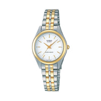 Casio Dress Ladies' Two-Tone Gold Watch