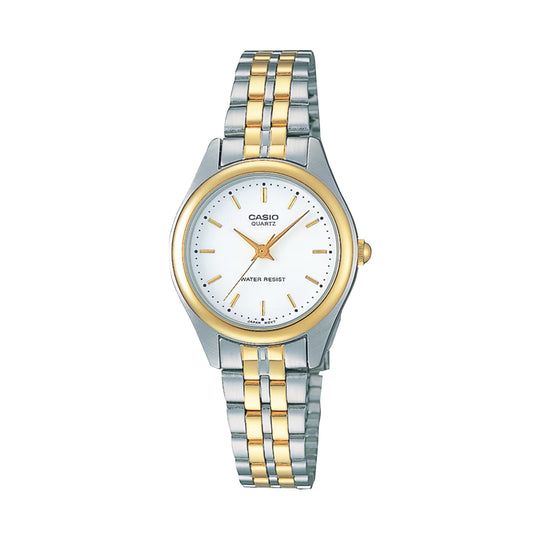 Casio Dress Ladies' Two-Tone Gold Watch