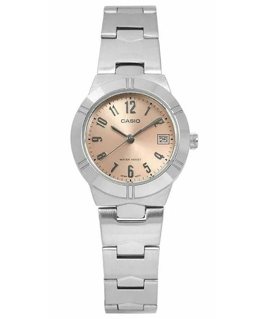 Casio Ladies' Soft Pink Dress Watch LTP-1241D-4A3DF