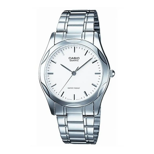 Casio White Silver Ladies' Dress Watch LTP-1275D-7ADF