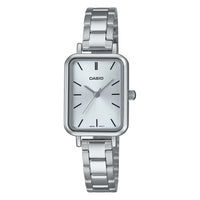 Casio Slim Ladies' Light Blue Rectangular Watch
