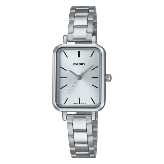 Casio Slim Ladies' Light Blue Rectangular Watch