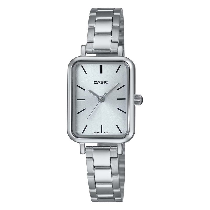 Casio Slim Ladies' Light Blue Rectangular Watch