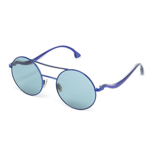 Jimmy Choo Women's Sunglasses Round Browline Blue MAELLE/S ZI9