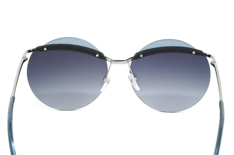 Marc Jacobs Women's Round Sunglasses Ruthenium Grey MARC 102/S 6LB