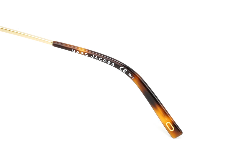 Marc Jacobs Women's Gold Round Sunglasses Brown Tortoise MARC 102/S J5G