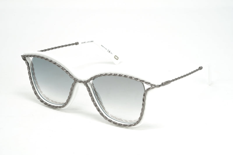 Marc Jacobs Women's Cat Eye Sunglasses White Grey MARC 160/S VK6