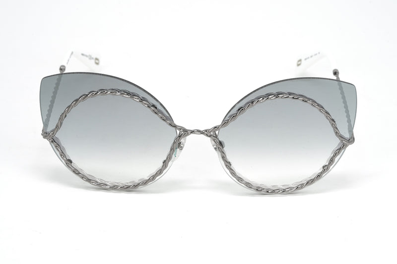 Marc Jacobs Women's Cat Eye Sunglasses Rimless Gradient Grey MARC 161/S 6LB