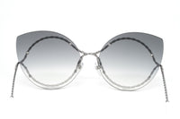 Marc Jacobs Women's Cat Eye Sunglasses Rimless Gradient Grey MARC 161/S 6LB