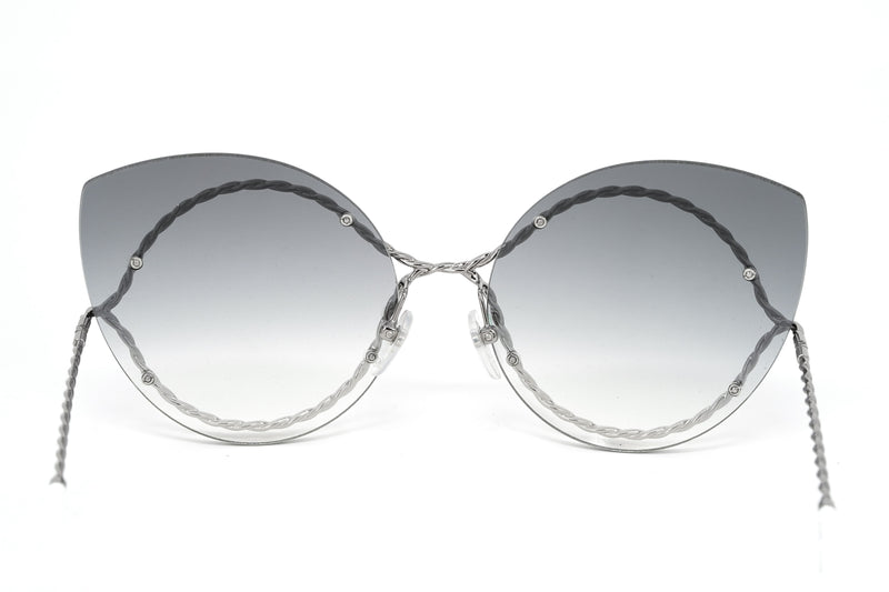 Marc Jacobs Women's Cat Eye Sunglasses Rimless Gradient Grey MARC 161/S 6LB