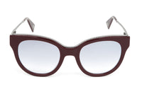 Marc Jacobs Women's Round Sunglasses Dark Red Mirrored Grey MARC 165/S LHF