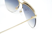 Marc Jacobs Women's Pilot Sunglasses Gold Gradient Blue MARC 268/S 086 Havana