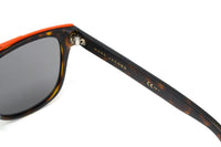 Marc Jacobs Unisex Rectangular Sunglasses Tortoise Top Flat Silver MARC 303/S N9P