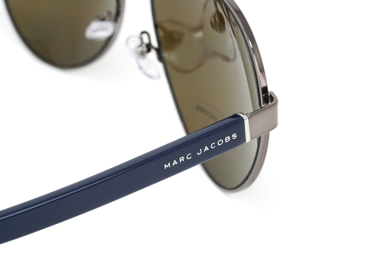 Marc Jacobs Men's Pilot Sunglasses Dark Ruthenium Brown Marc 341/S