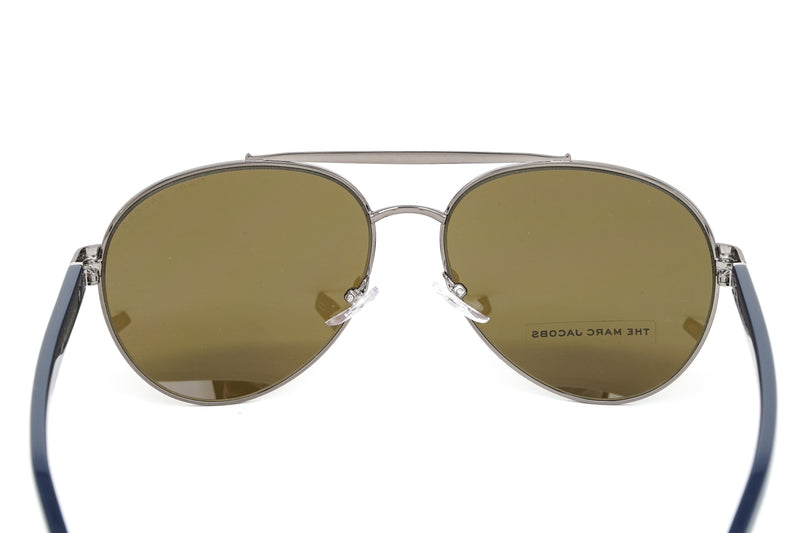 Marc Jacobs Men's Pilot Sunglasses Dark Ruthenium Brown Marc 341/S