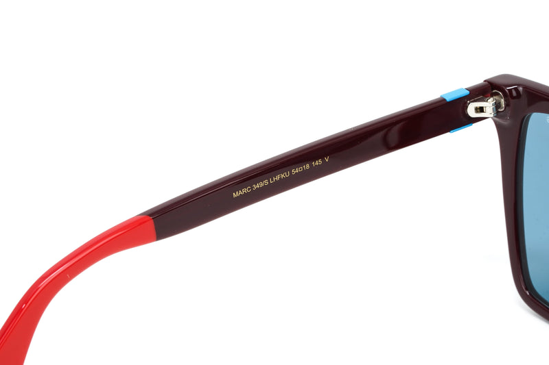 Marc Jacobs Women's  Square Sunglasses Burgundy Blue Marc 349/S LHF