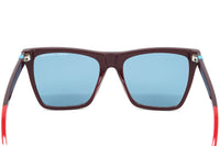 Marc Jacobs Women's  Square Sunglasses Burgundy Blue Marc 349/S LHF